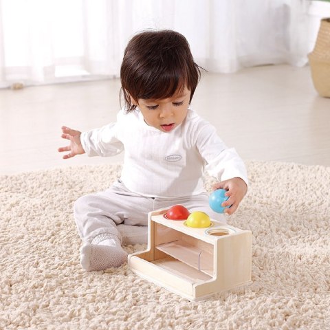 TOOKY TOY Box Pudełko XXL Montessori Edukacyjne 5w1 Sensoryczne 11-12 Mies