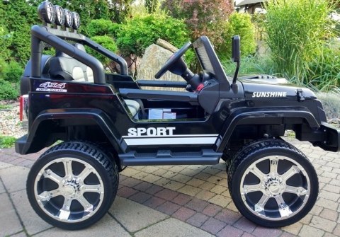 AUTO NA AKUMULATOR DŻIP JEEP S2388 SAMOCHÓD DLA DZIECKA 4X4 PILOT EVA SKÓRA LED RADIO AUTO NA AKUMULATOR DŻIP JEEP S2388 SAMOCHÓD DLA DZIECKA 4X4 PILOT EVA SKÓRA LED RADIO