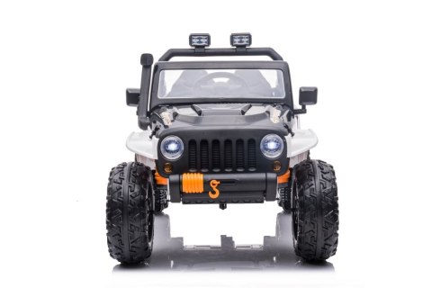 AUTO NA AKUMULATOR DLA DZIECKA JEEP DŻIP XB-1118 4X4 DO 100KG PILOT SKÓRA EVA LED