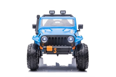 AUTO NA AKUMULATOR DLA DZIECKA JEEP DŻIP XB-1118 4X4 DO 100KG PILOT SKÓRA EVA LED