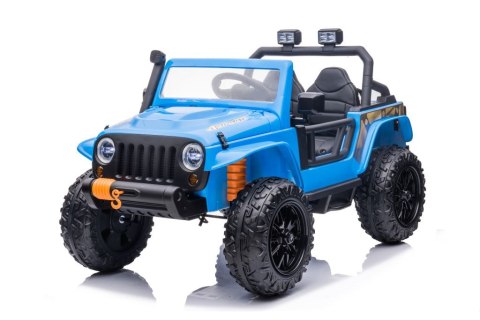 AUTO NA AKUMULATOR DLA DZIECKA JEEP DŻIP XB-1118 4X4 DO 100KG PILOT SKÓRA EVA LED