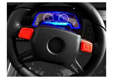 AUTO NA AKUMULATOR DLA DZIECI JEEP DŻIP HP012 WOLNY START LED EVA PILOT SKÓRA