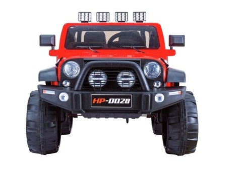 AUTO NA AKUMULATOR DLA DZIECI JEEP DŻIP HP012 WOLNY START LED EVA PILOT SKÓRA