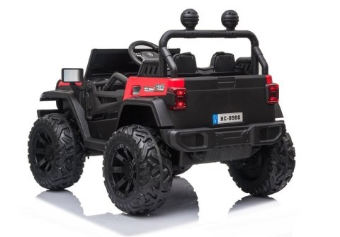 AUTO NA AKUMULATOR DLA DZIECKA JEEP DŻIP HC8988 4X4 EVA SKÓRA LED MP3 PILOT