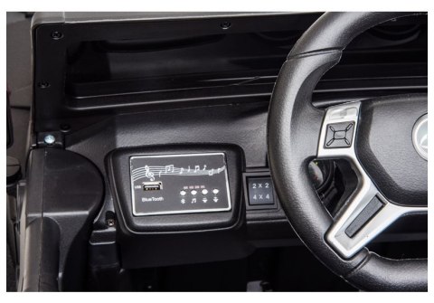 AUTO NA AKUMULATOR DLA DZIECKA JEEP DŻIP HC8988 4X4 EVA SKÓRA LED MP3 PILOT