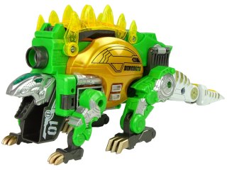 PISTOLET DINOZAUR NA PIANKOWE STRZAŁKI 20SZT 2W1 DINOBOTS STEGOSAURUS TARCZA