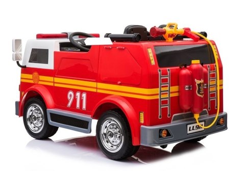 WÓZ STRAŻACKI DLA DZIECKA AUTO NA AKUMULATOR LL911 AKCESORIA PILOT EVA SKÓRA WÓZ STRAŻACKI DLA DZIECKA AUTO NA AKUMULATOR LL911 AKCESORIA PILOT EVA SKÓRA