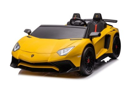 DUŻE AUTO NA AKUMULATOR DLA 2 DZIECI LAMBORGHINI XXL 200W 24V BEZSZCZOTKOWY