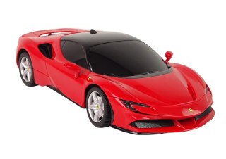 SAMOCHÓD ZDALNIE STEROWANY AUTO RC FERRARI SF90 1:24 RASTAR PILOT ŚWIATŁA