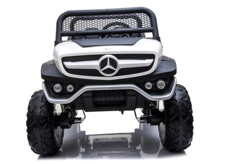 AUTO NA AKUMULATOR DLA DZIECKA MERCEDES UNIMOG 4X4 PILOT SKÓRA LED MUZYKA