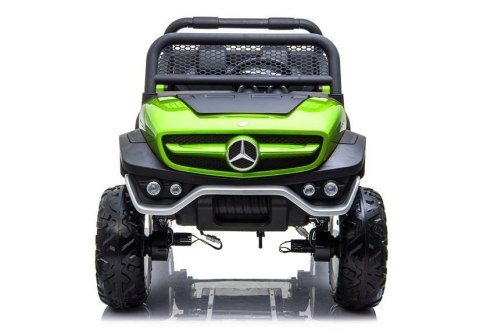 AUTO NA AKUMULATOR DLA DZIECKA MERCEDES UNIMOG 4X4 PILOT SKÓRA LED MUZYKA