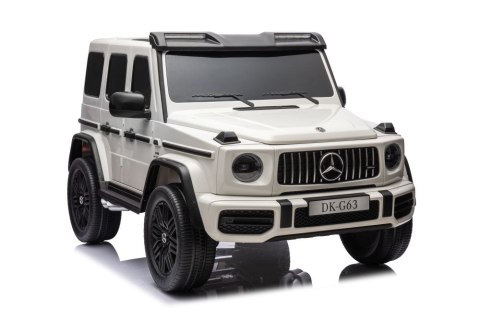 AUTO NA AKUMULATOR DLA 2 DZIECI MERCEDES G63 XXL 4X4 EVA SKÓRA PILOT LED MP3