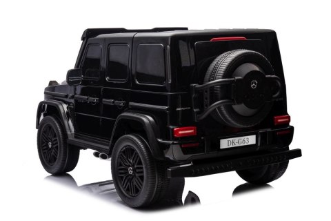 AUTO NA AKUMULATOR DLA 2 DZIECI MERCEDES G63 XXL 4X4 EVA SKÓRA PILOT LED MP3