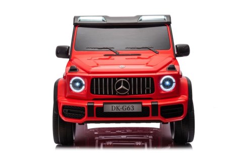 AUTO NA AKUMULATOR DLA 2 DZIECI MERCEDES G63 XXL 4X4 EVA SKÓRA PILOT LED MP3