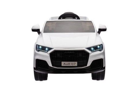 AUTO NA AKUMULATOR DLA DZIECKA AUDI Q7 PILOT KOŁA EVA SKÓRA ŚWIATŁA LED MP3