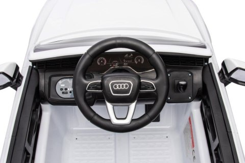 AUTO NA AKUMULATOR DLA DZIECKA AUDI Q7 PILOT KOŁA EVA SKÓRA ŚWIATŁA LED MP3