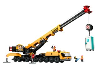 KLOCKI LEGO CITY ŻÓŁTY RUCHOMY ŻURAW ZESTAW KONSTRUKCYJNY 1116 EL. 60409