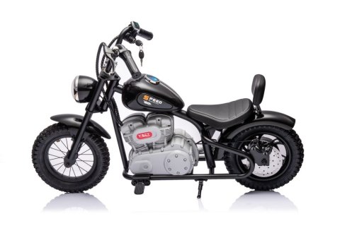 MOTOR NA AKUMULATOR DLA DZIECKA CHOPPER A9902 350W KOŁA POMPOWANE SKÓRA LED