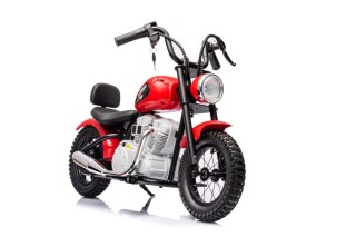 MOTOR NA AKUMULATOR DLA DZIECKA CHOPPER A9902 350W KOŁA POMPOWANE SKÓRA LED