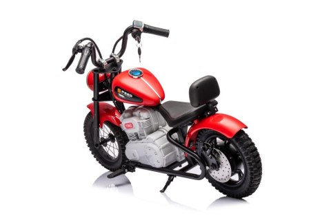 MOTOR NA AKUMULATOR DLA DZIECKA CHOPPER A9902 350W KOŁA POMPOWANE SKÓRA LED