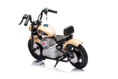 MOTOR NA AKUMULATOR DLA DZIECKA CHOPPER A9902 350W KOŁA POMPOWANE SKÓRA LED