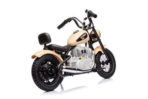 MOTOR NA AKUMULATOR DLA DZIECKA CHOPPER A9902 350W KOŁA POMPOWANE SKÓRA LED