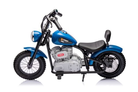 MOTOR NA AKUMULATOR DLA DZIECKA CHOPPER A9902 350W KOŁA POMPOWANE SKÓRA LED