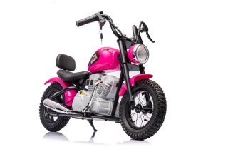 MOTOR NA AKUMULATOR DLA DZIECKA CHOPPER A9902 350W KOŁA POMPOWANE SKÓRA LED