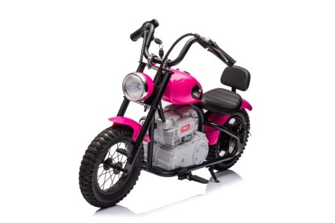 MOTOR NA AKUMULATOR DLA DZIECKA CHOPPER A9902 350W KOŁA POMPOWANE SKÓRA LED