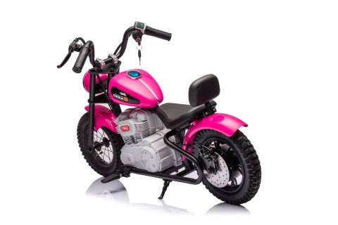 MOTOR NA AKUMULATOR DLA DZIECKA CHOPPER A9902 350W KOŁA POMPOWANE SKÓRA LED