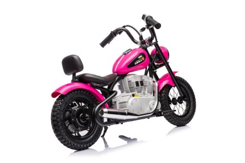 MOTOR NA AKUMULATOR DLA DZIECKA CHOPPER A9902 350W KOŁA POMPOWANE SKÓRA LED