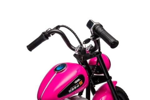 MOTOR NA AKUMULATOR DLA DZIECKA CHOPPER A9902 350W KOŁA POMPOWANE SKÓRA LED