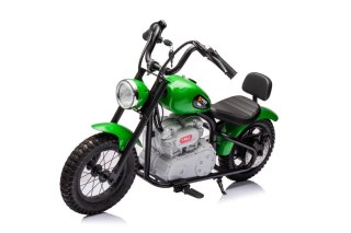 MOTOR NA AKUMULATOR DLA DZIECKA CHOPPER A9902 350W KOŁA POMPOWANE SKÓRA LED