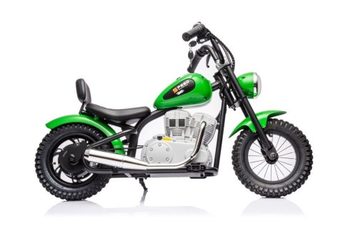 MOTOR NA AKUMULATOR DLA DZIECKA CHOPPER A9902 350W KOŁA POMPOWANE SKÓRA LED