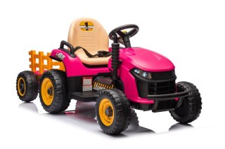 Traktor Na Akumulator BBH-030 Różowy