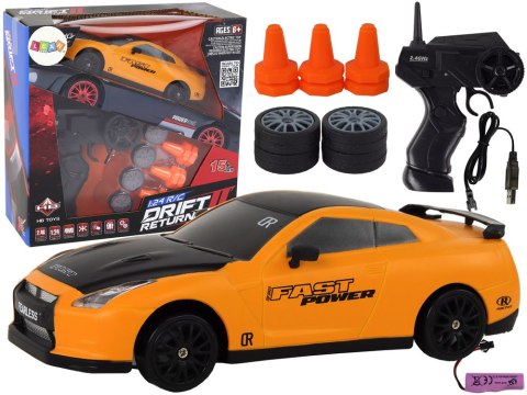 SAMOCHÓD ZDALNIE STEROWANY AUTO RC 1:24 DRIFT 15KM/H WYMIENNE KOŁA PILOT 2.4G SAMOCHÓD ZDALNIE STEROWANY AUTO RC 1:24 DRIFT 15KM/H WYMIENNE KOŁA PILOT 2.4G