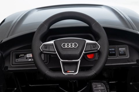 AUTO NA AKUMULATOR DLA DZIECKA AUDI E-TRON GT QLS-6888 PILOT EVA SKÓRA LED MP3