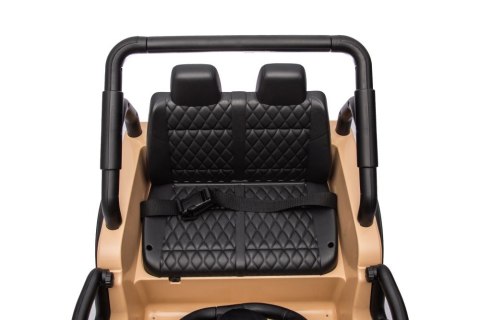 AUTO NA AKUMULATOR DLA DZIECKA JEEP DŻIP YSA8813 24V 2X105W EVA SKÓRA PILOT MP3 LED