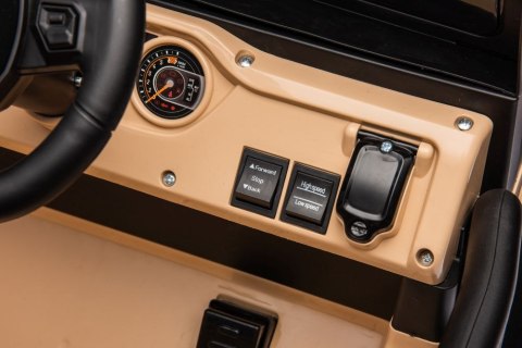 AUTO NA AKUMULATOR DLA DZIECKA JEEP DŻIP YSA8813 24V 2X105W EVA SKÓRA PILOT MP3 LED