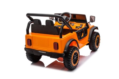 AUTO NA AKUMULATOR DLA DZIECKA JEEP DŻIP YSA8813 24V 2X105W EVA SKÓRA PILOT MP3 LED