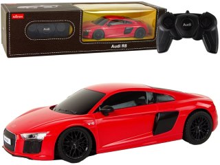 SAMOCHÓD ZDALNIE STEROWANY AUTO RC AUDI R8 1:24 RASTAR GUMOWE KOŁA RUCHOME EL.