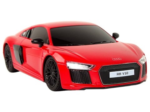 SAMOCHÓD ZDALNIE STEROWANY AUTO RC AUDI R8 1:24 RASTAR GUMOWE KOŁA RUCHOME EL.