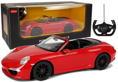 SAMOCHÓD ZDALNIE STEROWANY PORSCHE 911 RASTAR CABRIO AUTO RC 1:14 PILOT LED