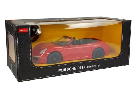 SAMOCHÓD ZDALNIE STEROWANY PORSCHE 911 RASTAR CABRIO AUTO RC 1:14 PILOT LED