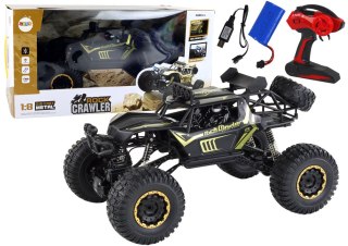 DUŻY SAMOCHÓD ZDALNIE STEROWANY 1:8 AUTO RC ROCK CRAWLER PILOT 2.4G LED AKU