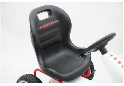 GOKART NA PEDAŁY DLA DZIECI 3-6 LAT ABARTH KOŁA EVA HAMULEC RĘCZNY DO 30KG