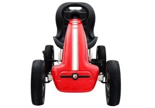 GOKART NA PEDAŁY DLA DZIECI 3-6 LAT ABARTH KOŁA EVA HAMULEC RĘCZNY DO 30KG