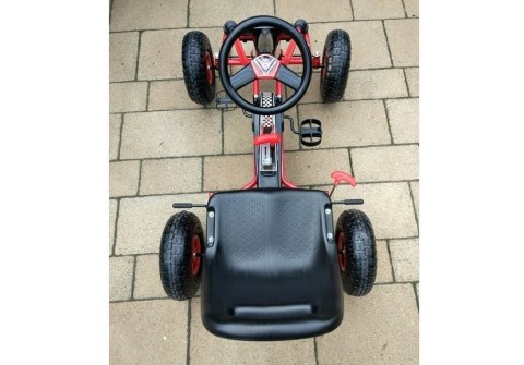 Gokart Czerwony A-15 Pompowane Koła Gokart Czerwony A-15 Pompowane Koła
