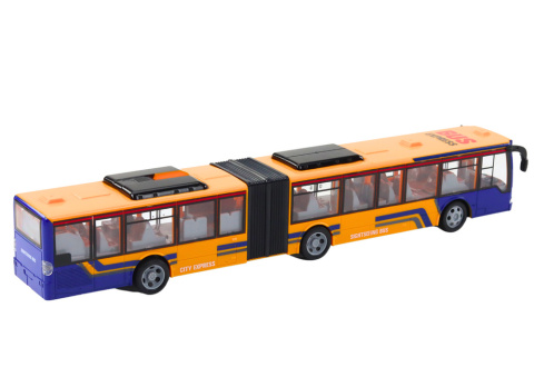 AUTOBUS PRZEGUBOWY DŁUGI 44CM ZDALNIE STEROWANY RC ŚWIATŁA PILOT AKUMULATOR