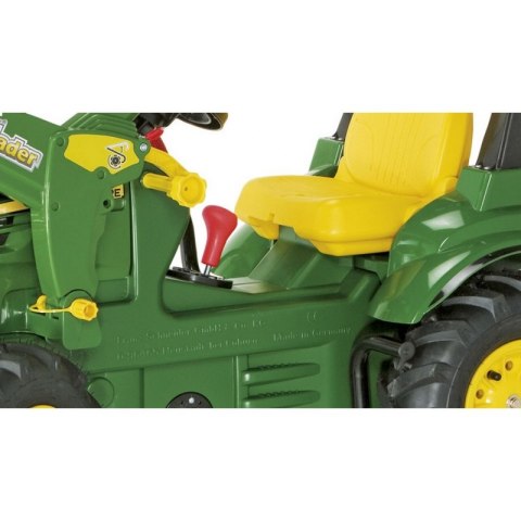 TRAKTOR NA PEDAŁY DLA DZIECI 3-8 LAT ROLLY TOYS JOHN DEERE POMPOWANE KOŁA BIEGI